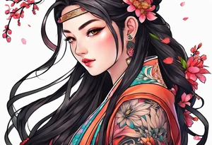 Nezuko tattoo idea