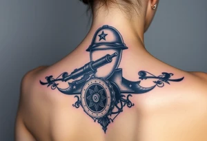 army service artillery tattoo idea