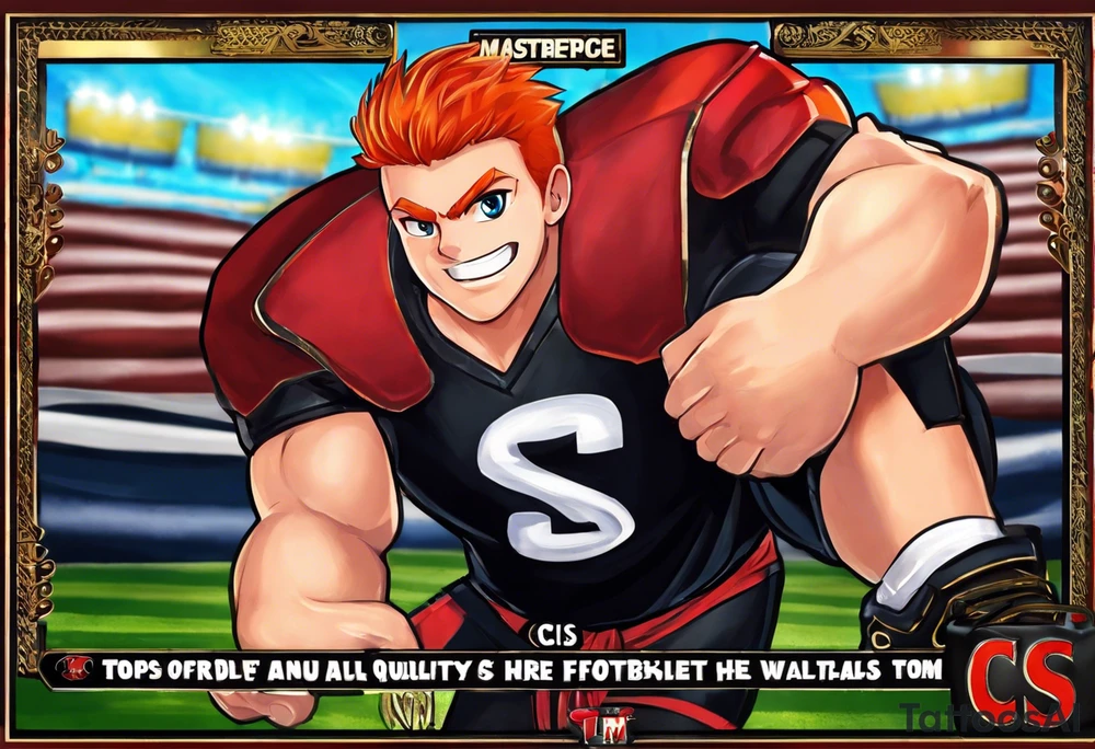 S. S is for my oldest son he’s strong he loves football he is fiercely loyal and a red head so a little hot headed too in great shape too.
C. Cis for my 18 year old state wrestler who is strong and independent.  Curious and definite at the same time.  Not afraid of any situation.
H. H is for my 13 year old daughter who is a lover but gaurded, stubborn and loyal.  Beautiful tall dark collection with beautiful hair and always perfect nail.
J. J is for my 11 year old boy! He’s hilarious makes everyone laugh.  The life of the party, strong going to be big like his dad!

All that with my initials above it BJB. tattoo idea