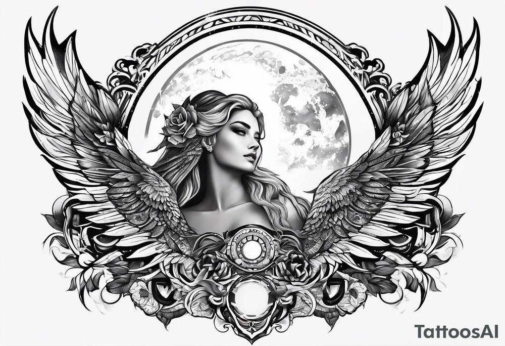 Celestial tattoo idea