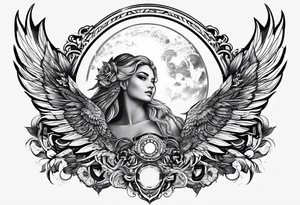 Celestial tattoo idea