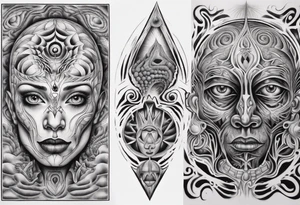 Alex grey paintings tattoo idea
