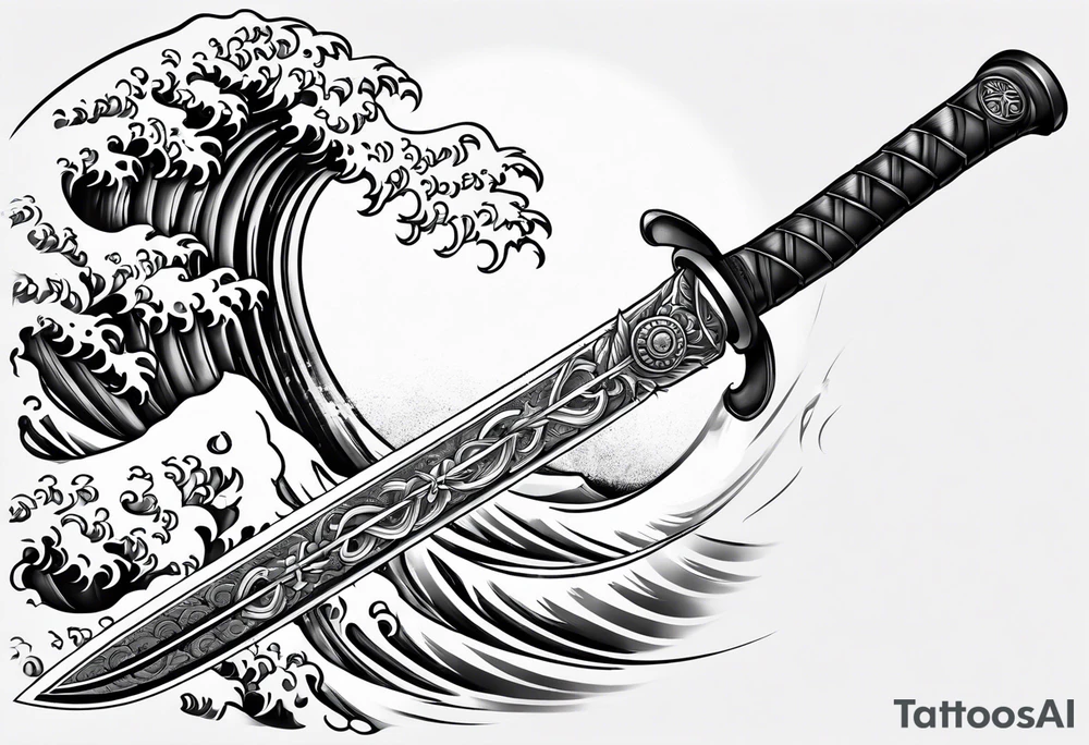 Katana tattoo idea