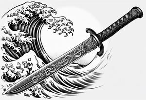 Katana tattoo idea