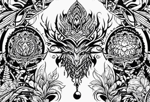 Nordic hunter tattoo idea