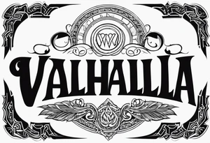 Valhalla heaven tattoo idea
