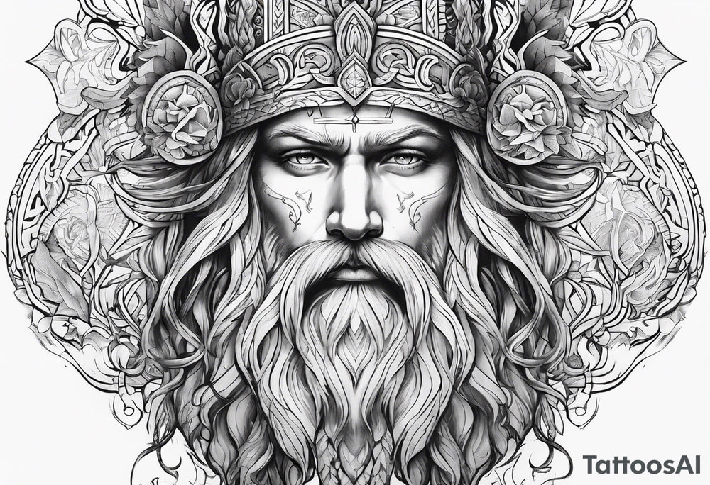 nordic god tattoo idea