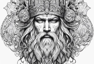 nordic god tattoo idea