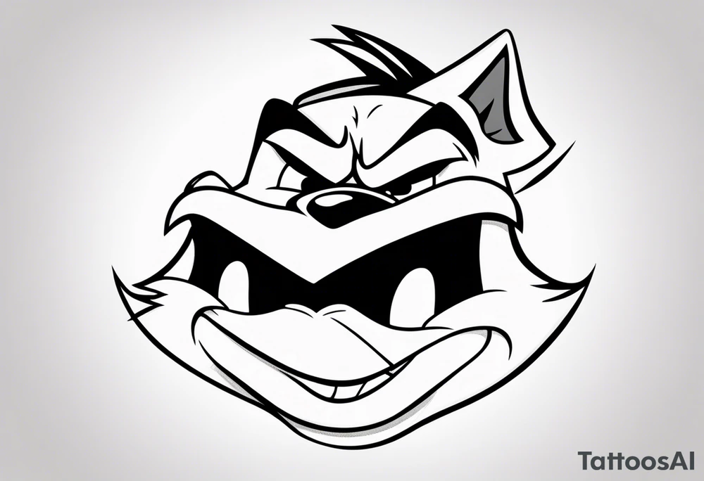 The looney tunes character taz tattoo idea