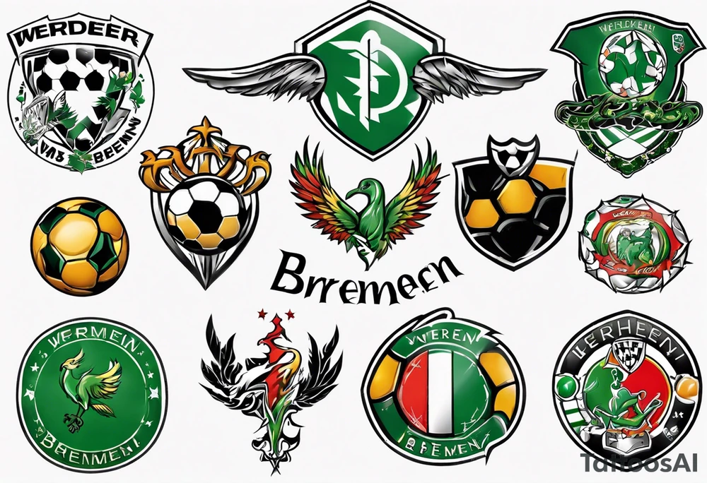 werder bremen fußball tattoo idea