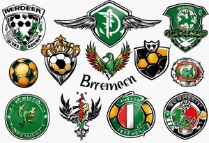werder bremen fußball tattoo idea