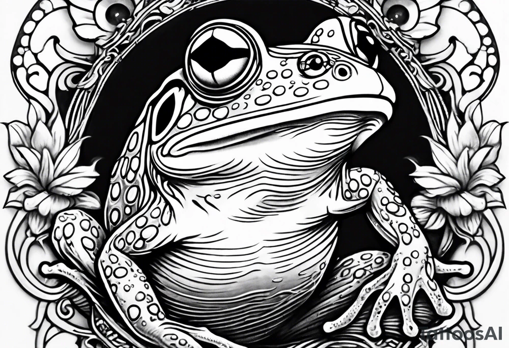 frog tattoo idea