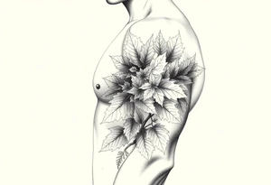 Maple leaves, juniper leaves, Blake, Kenya, Jacob tattoo idea