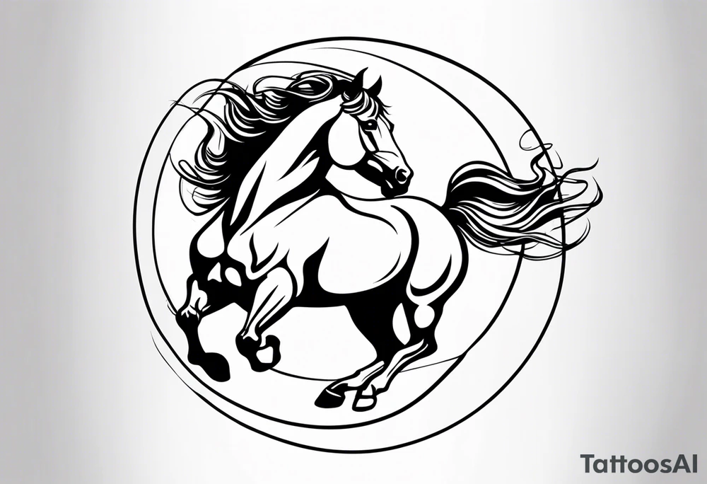 Horse tattoo idea