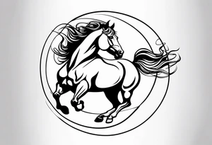 Horse tattoo idea