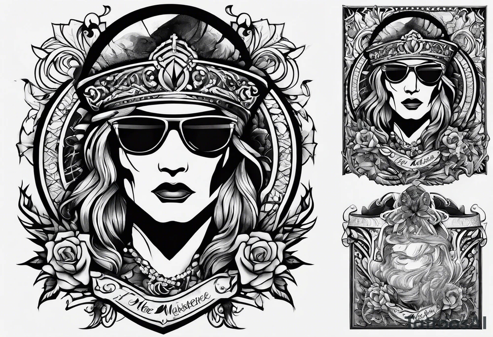 the name michael tattoo idea