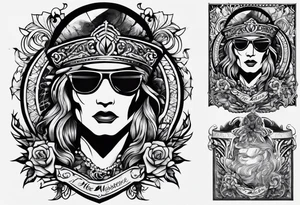 the name michael tattoo idea