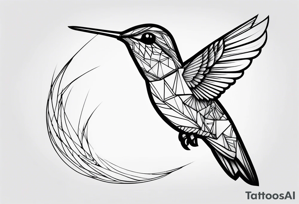 Hummingbird tattoo idea