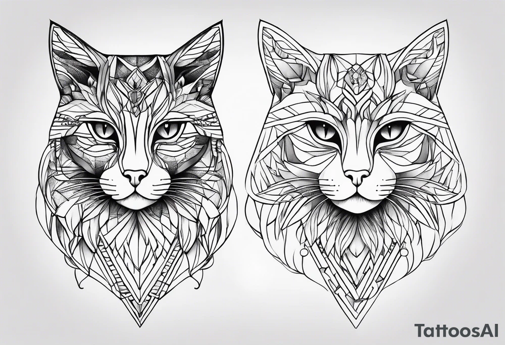 Siames cat tattoo idea
