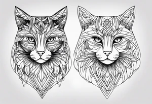 Siames cat tattoo idea