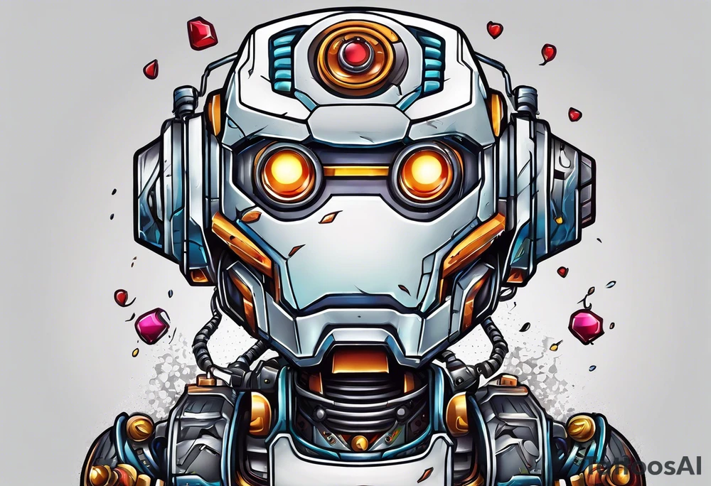 Robot tattoo idea