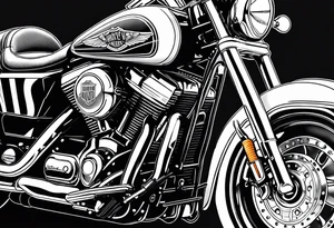 harley davidson tattoo idea