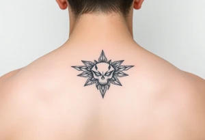 Simple beginner lines and shading tattoo idea