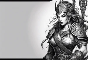 god war theme full sleeve tattoo tattoo idea