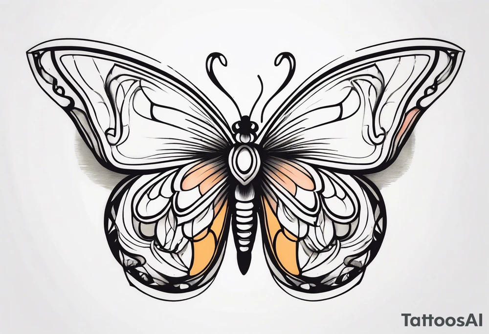 butterfly tattoo idea
