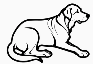 labrador, red fox labrador, picasso tattoo idea