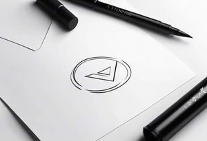 letter opened and a letter with stamp tattoo idea