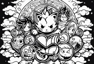 Fairy tail anime tattoo tattoo idea