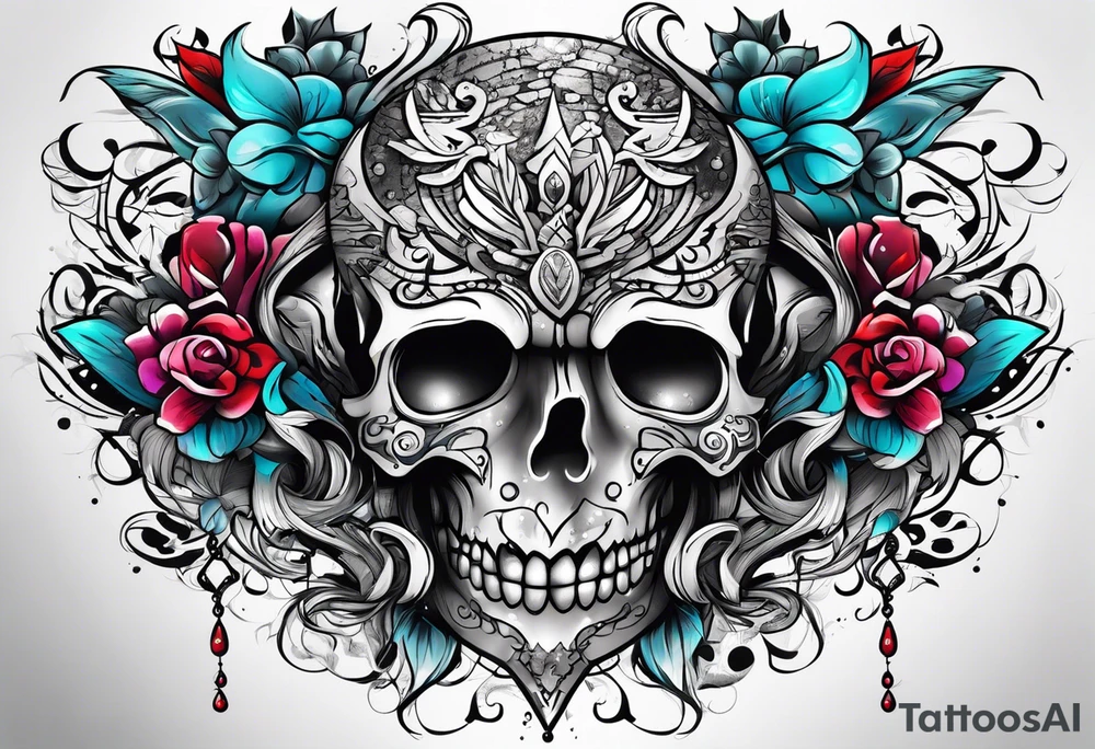 4Bidden Ink
Graffiti tattoo idea