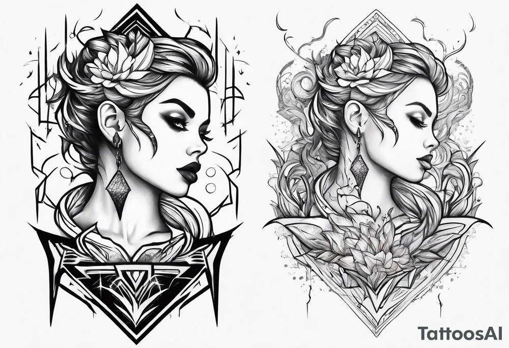 Lighting bolt tattoo idea