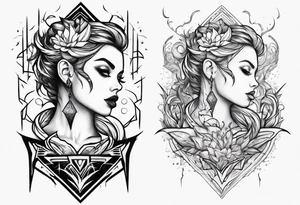 Lighting bolt tattoo idea