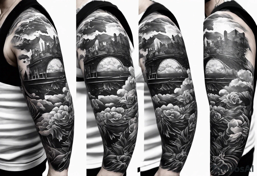Memorial tattoo for someone who loved painting and drawing tattoo idea