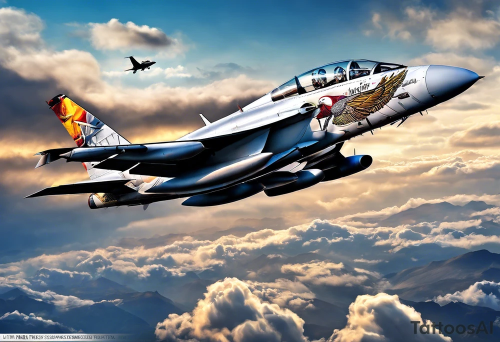 Fight for your aviation dreams tattoo idea