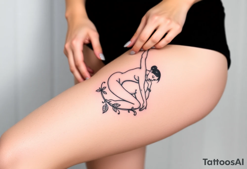 Contortionist tattoo idea