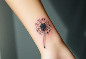 Dandelion real 
with shadows tattoo idea