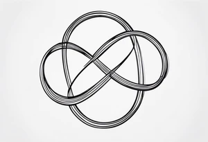 infinity symbol tattoo idea