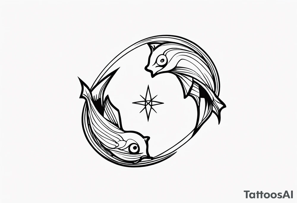 pisces tattoo idea