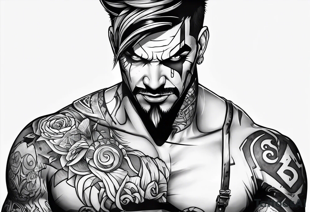 Borderlands 2 psycho tattoo idea