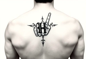 Hoodlum Hooligan with the H on my upper joint the O on the next finger tattoo idea