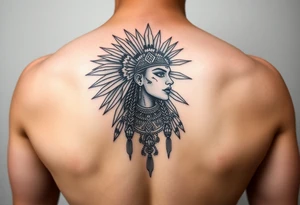 Aztec princess tattoo idea