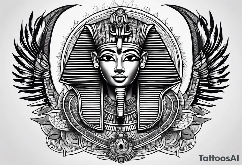 Egyptian symbols tattoo idea