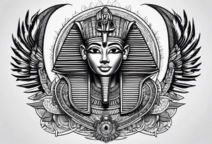 Egyptian symbols tattoo idea