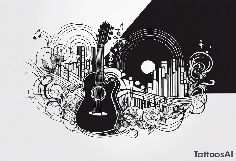 music tattoo idea