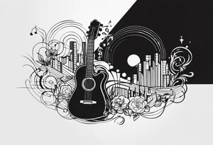 music tattoo idea