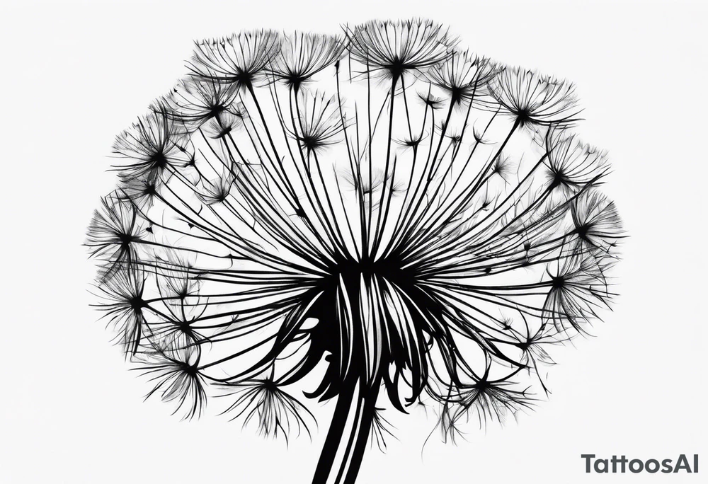 Dandelion tattoo idea