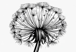 Dandelion tattoo idea